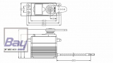 Hitec Servo HS-7954SH Programmierbares Digital Servo - 20mm