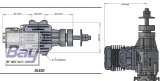 DLE20 20ccm Benzin Motor incl. Elektronischer Zndung