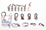 JSM Mini Xcalibur Quartz Servos und Kabel Set