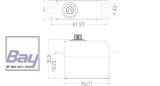 HC-2284GG • Digital • Brushless • Aluminiumgehuse • Titangetriebe