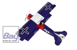 Super Flying Model Fokker DVII EP ARTF Teal  1200mm