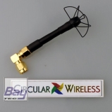 Team-Black-Sheep TBS FPV Antenne 5.8 Ghz Circular Wireless (SPW) RP-SMA