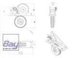 Bay-Tec Einziehfahrwerk fr Segler 1/4