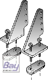 Dubro Nylon Ruderhrner L & R (2 Stk)