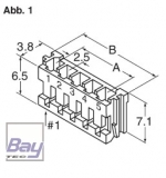 Balancer Buchse EH fr 11,1V Akkus 4 Pol