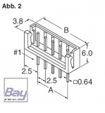 Balancer gegenstck (Stecker) EH fr 11,1V Akkus 4 Pol