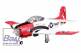 FMS T-28D Trojan Rot/Weis V4 ARTF 1400mm Big Scale mit EZFW