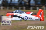 FMS T-28D Trojan Rot/Weis V4 ARTF 1400mm Big Scale mit EZFW