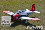 FMS T-28D Trojan Rot/Weis V4 ARTF 1400mm Big Scale mit EZFW