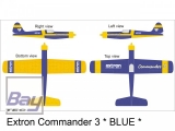 Extron Commander 3 ARF (blau) / 1550mm