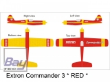 Extron Commander 3 ARF (rot) / 1550mm