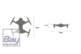 Udi WINGSe Fold 2,4GHz mit Box Faltbarer Multicopter fr Smartphonesteuerung mit Kamera und Box