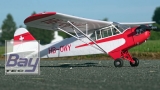 FMS Piper J3 Cub V4 PNP incl. Schwimmer und Fahrwerk - 1400mm