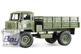 GAZ-66 LKW 4WD 1:16 Bausatz grn - incl. Motor und Lenkservo