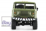 GAZ-66 LKW 4WD 1:16 Bausatz grn - incl. Motor und Lenkservo