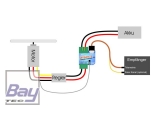 UniSens-E 140A XT60 Telemetrie Mehrfachsensor - Spannung / Strom / Leistung / Kapazitt / Energie / Brushless Drehzahl / Hhe / Vario