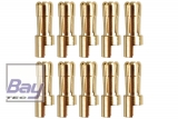 Goldkontakt - 5,5mm - 10 Stecker