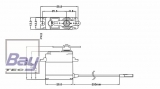 Hitec Servo D85MG - Digital - 13mm - 0,13s - 4,0kg