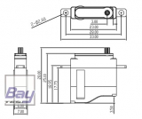 Grupp Servo 6mm Servo GM99R (Digital) - LV/HV - 9g - 6mm