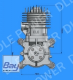 DLE30 V2 30ccm Benzin Motor incl. Elektronischer Zndung