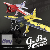 RC-Factory GEE BEE gelb / schwarz - 800mm