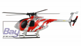 AFX MD500E Zivil brushless 4-Kanal 325mm Helikopter 6G RTF rot/silber