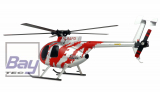 AFX MD500E Zivil brushless 4-Kanal 325mm Helikopter 6G RTF rot/silber