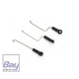 Blade mCP X Servo Pushrod Set with ball link 3 pcs.