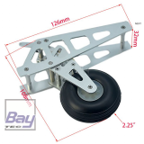 Segler Einziehfahrwerk Alu mit 57mm Rad