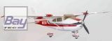 FMS Big Scale Cessna 182 Trainer rot, PNP 1400mm ohne Akku/RC