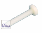 Nylon M6x40 10 Stk. Kunstoffschrauben Flachkopf Kreuzschlitz