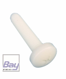 Nylon M6x40 10 Stk. Kunstoffschrauben Flachkopf Kreuzschlitz