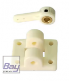 Bugfahrwerkshalter 4mm incl. Anlenkhebel