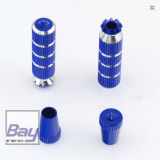 Steuerknppel Alu M4 lang BLAU