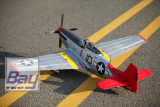FMS Big Scale P-51D Red Tail V8 silber/rot PNP Set Combo incl. Reflex Gyro - ohne Akku/RC