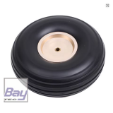 Bay-Tec 5 127mm PU Rad mit Alu Felge / 6 mm Achse / 1 Stk.