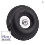 Bay-Tec 5 127mm PU Rad mit Alu Felge / 6 mm Achse / 1 Stk.