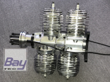 HORNET Engine 165cc V2 4 Zylinder Benzin Motor mir Rot Eloxiertem Kurbelgeh�se incl. Elektronischer Z�ndung
