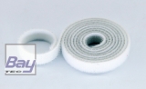 15mm Klettb / Velcro beidseitig verbindend 1m WEISS