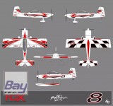 Flex Innovations - RV-8 60E G2 Super PNP 1925mm Day Version, White/Red