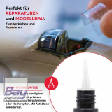 Everglue Sekundenkleber Cyanacrylat fr PMMA (Plexiglas) Acrylglas nicht ausblhend niedrigviskos 20g Dosierflasche