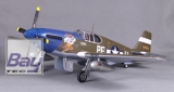 FMS Big Scale P-51B Dallas Darling V9 grn/blau PNP Set ohne Akku/RC