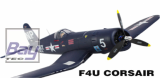 Dynam F4U Corsair V2.1 blau im PNP Set ohne Akku/RC 1270mm