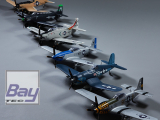 DERBEE P-51D Mustang Warbird PNP blau - 75cm