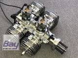 HORNET Engine 165cc V2 4 Zylinder Benzin Motor mir Rot Eloxiertem Kurbelgeh�se incl. Elektronischer Z�ndung