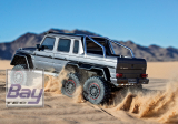 TRAXXAS Mercedes-Benz G63 AMG 6x6 RTR ohne Akku/Lader inkl Licht 1/10 6WD Scale-Crawler Brushed silber