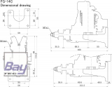 SAITO FG-14C Benzin 4T-Motor - 13,50ccm