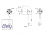 Tomcat G25 Brushless Motor 3527 KV1140