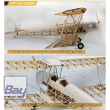 VALUEPLANES TIGER MOTH DEHAVILLAND DH82A HOLZBAUSATZ 1:3,8 2,36M MIT METALLBESCHLGEN UND GFK MOTORHAUBE