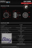 DUALSKY Xmotor GA1500R Racing Edition 550 K/V 1680W